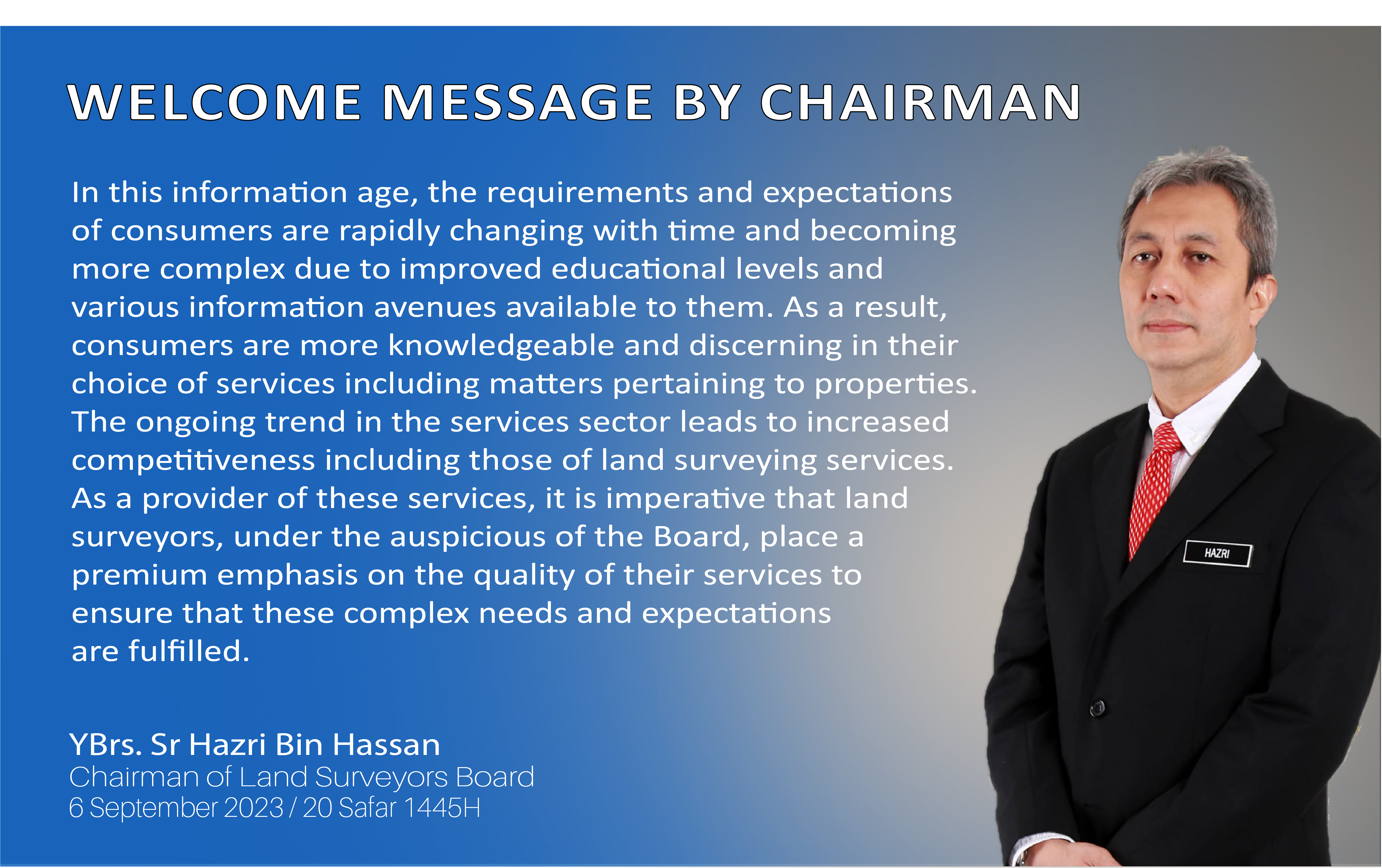 Chairman Message